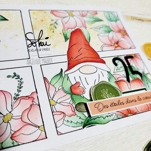 Sokai - Papier -étiquettes - Loisirs créatifs DIY -scrapbooking-dies-tampons- matrice de coupe dies-noël-papeterie créative